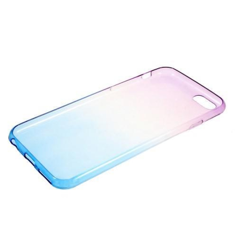 Fokozatos zselés tok iPhone 6 Plus és 6s Plus készülékhez - lila/kék