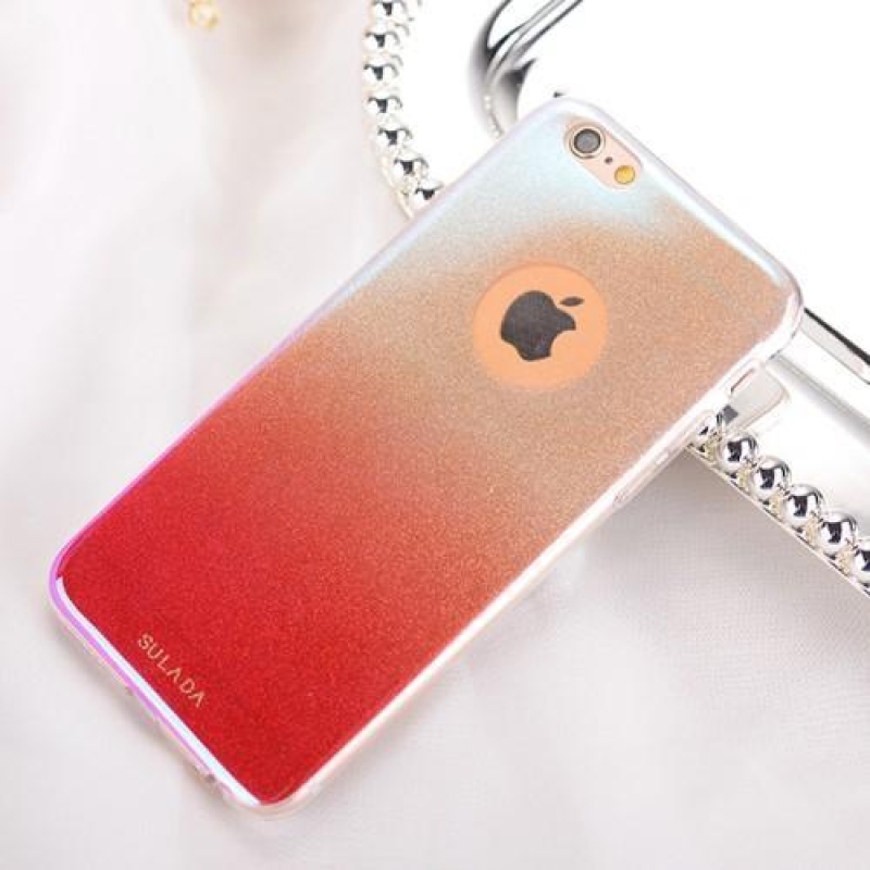 Fokozatos zselés tok iPhone 6s és 6 készülékhez - piros