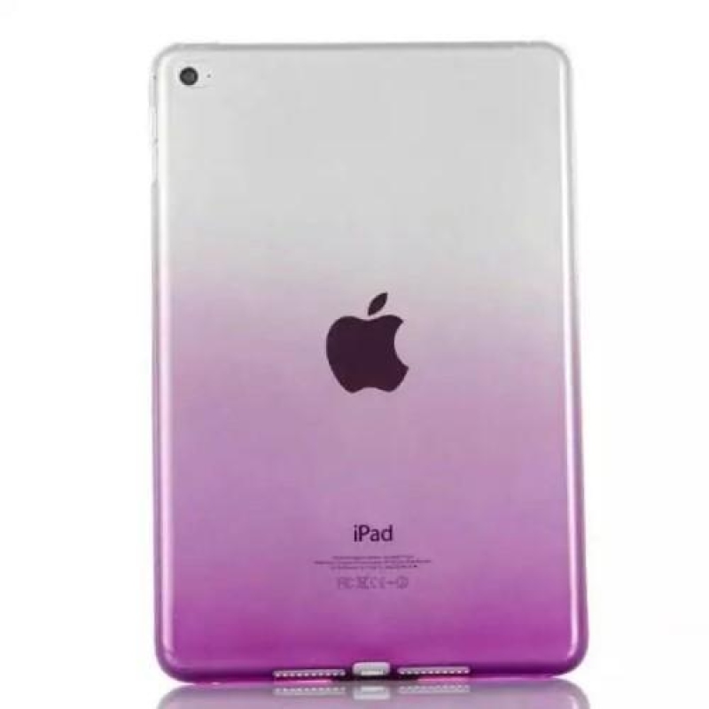 Fokozatos csillogó zselés tok iPad mini 4 készülékhez - lila