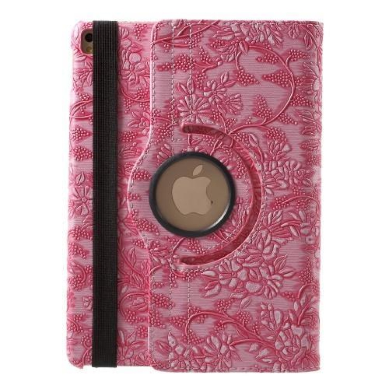 Stílusos könyvtáska iPad Pro 9.7-re - rózsaszínű