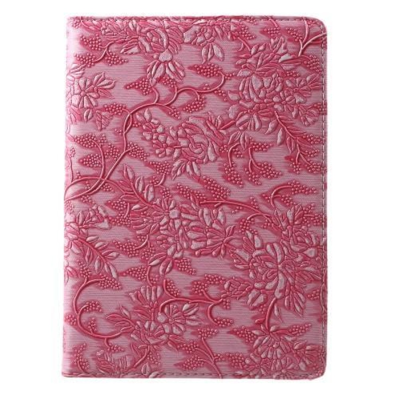 Stílusos könyvtáska iPad Pro 9.7-re - rózsaszínű