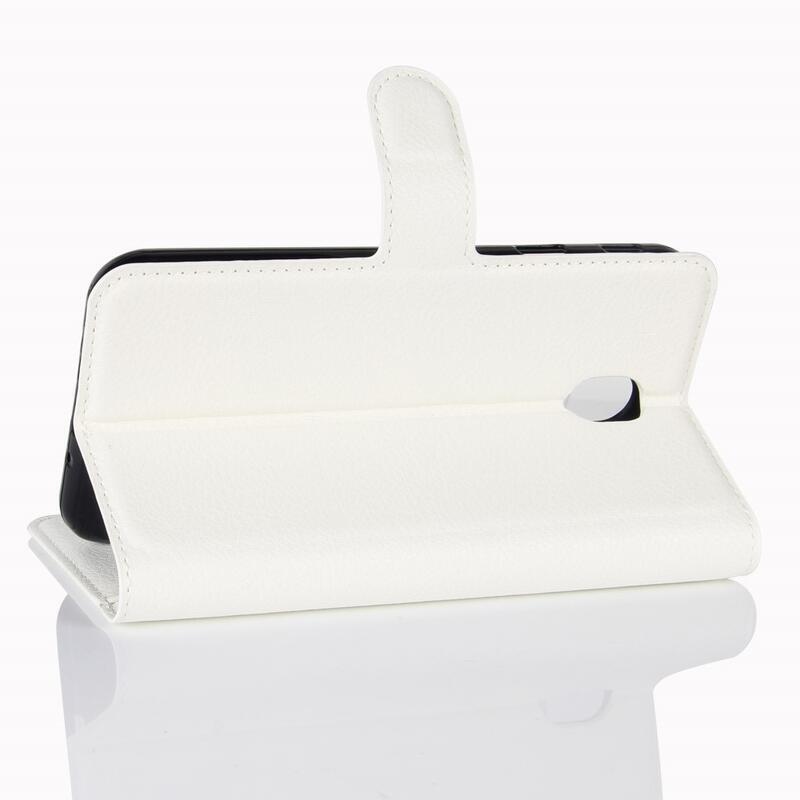 Grianes PU bőr tok Samsung Galaxy J5 (2017) készülékhez - fehér