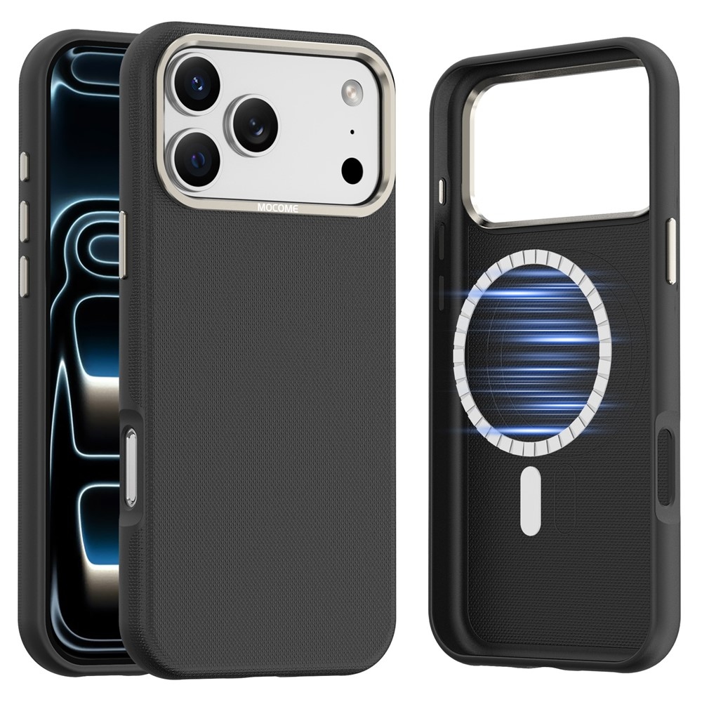 Griddy strapabíró, MagSafe-kompatibilis tok az iPhone 18 Pro Max-hoz – fekete