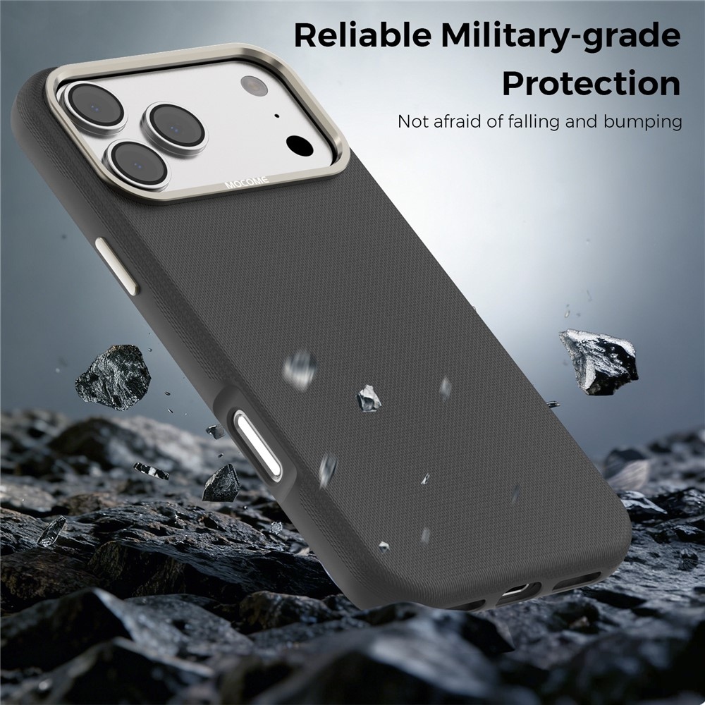 Griddy strapabíró, MagSafe-kompatibilis tok az iPhone 18 Pro Max-hoz – fekete