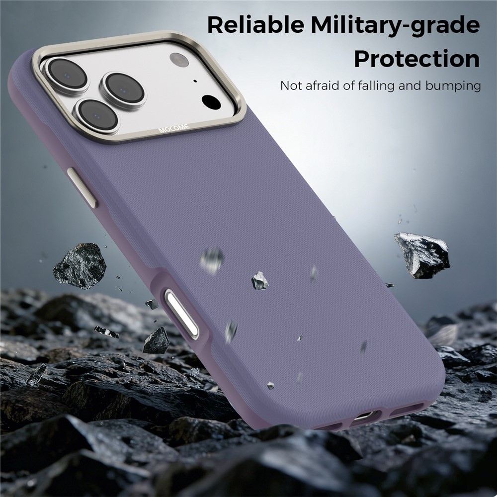 Griddy strapabíró, MagSafe-kompatibilis tok az iPhone 18 Pro Max-hoz – lila