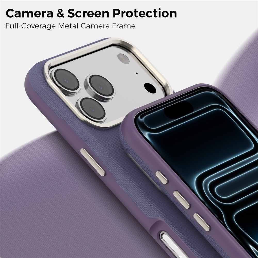 Griddy strapabíró, MagSafe-kompatibilis tok az iPhone 18 Pro Max-hoz – lila