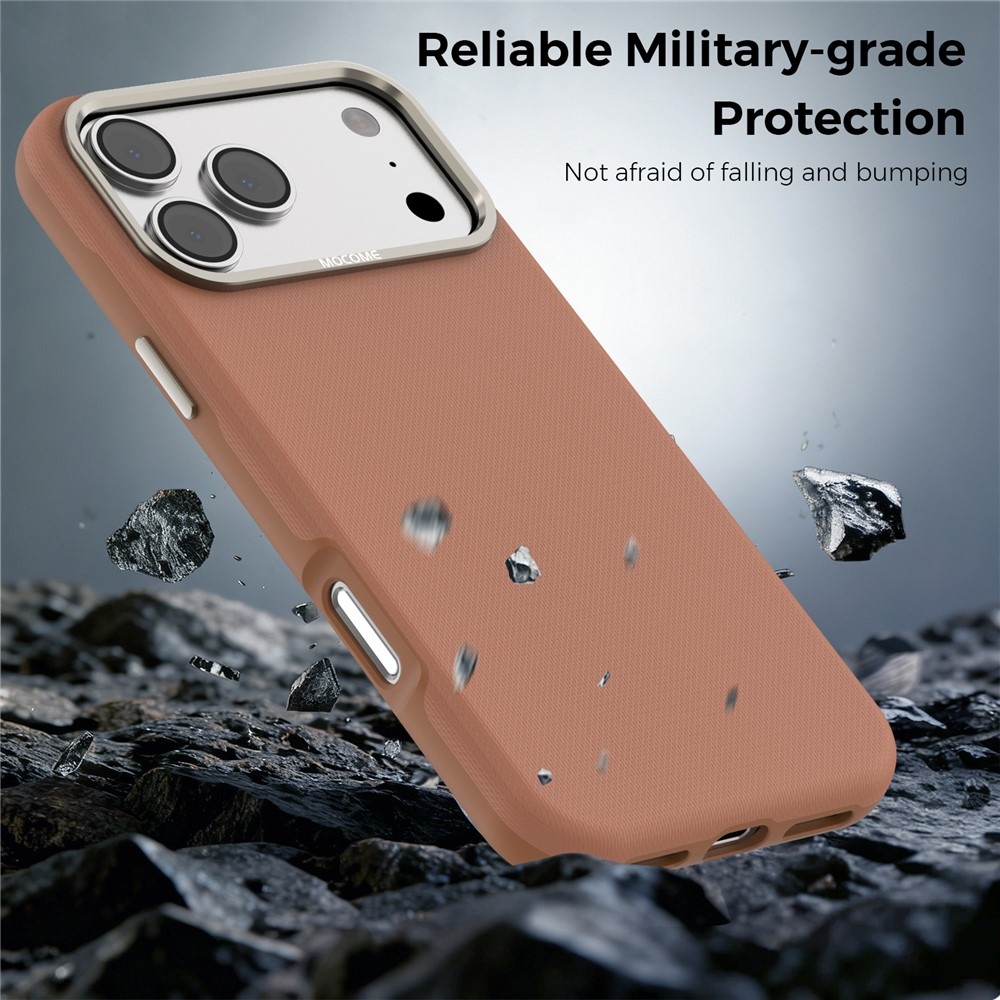 Griddy strapabíró, MagSafe-kompatibilis tok az iPhone 18 Pro Max-hoz – barna