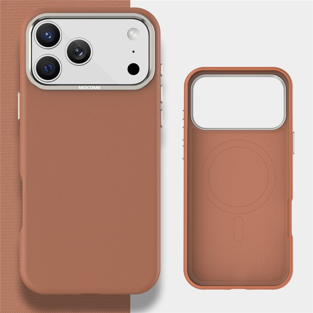 Griddy strapabíró, MagSafe-kompatibilis tok az iPhone 18 Pro Max-hoz – barna