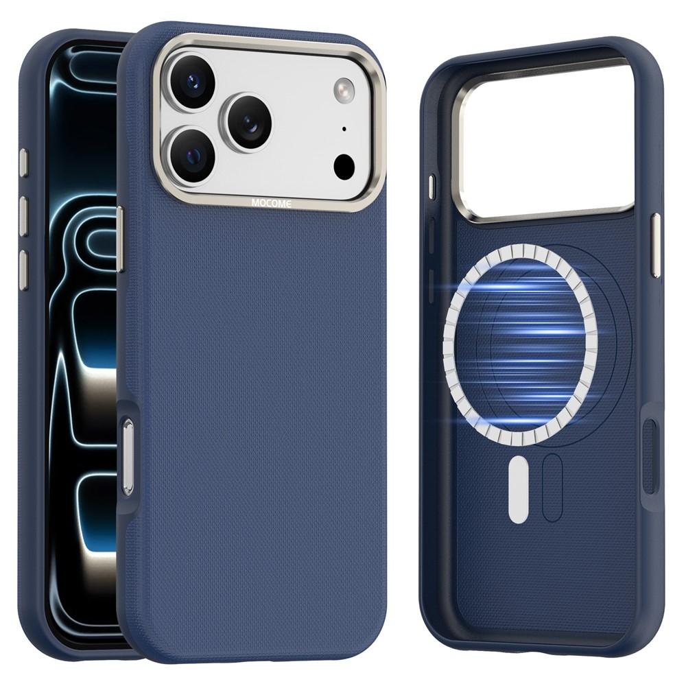 Griddy strapabíró, MagSafe-kompatibilis tok iPhone 18 Pro Max-hoz – kék