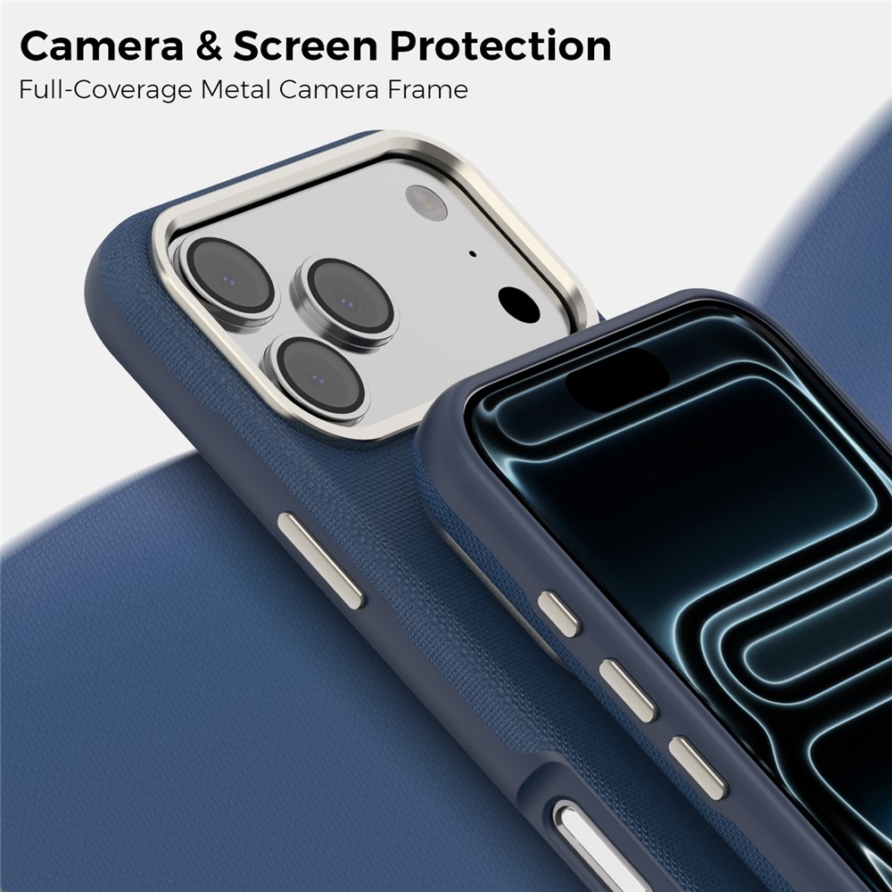 Griddy strapabíró, MagSafe-kompatibilis tok iPhone 18 Pro Max-hoz – kék