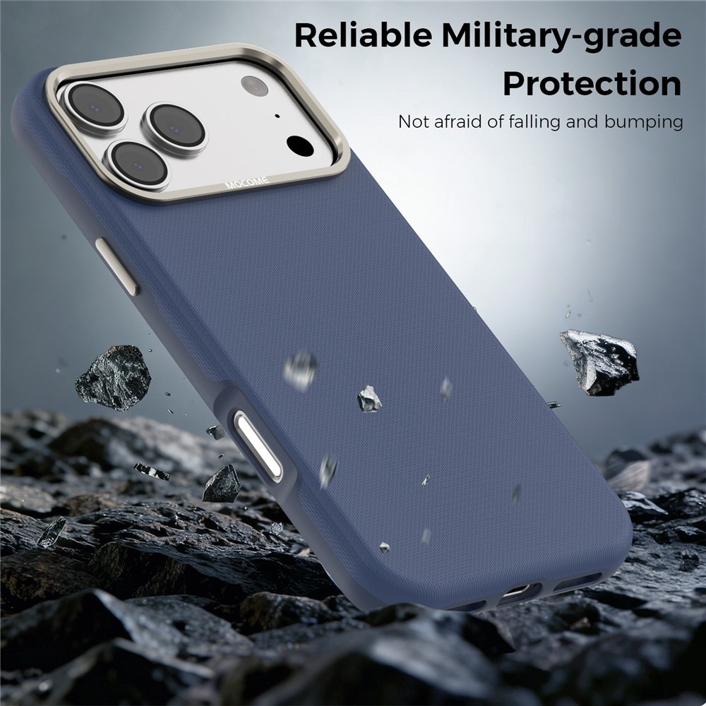 Griddy strapabíró, MagSafe-kompatibilis tok iPhone 18 Pro Max-hoz – kék