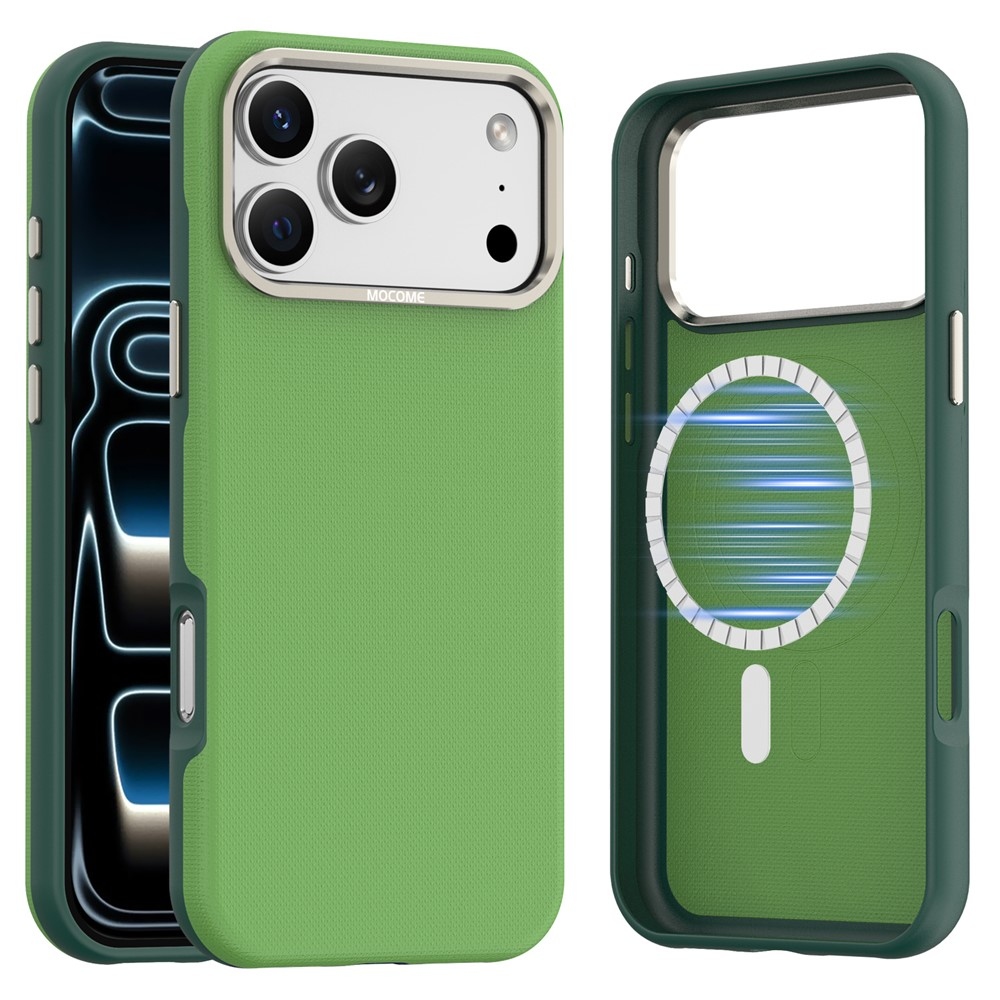 Griddy strapabíró, MagSafe-kompatibilis tok iPhone 18 Pro Max-hoz – zöld