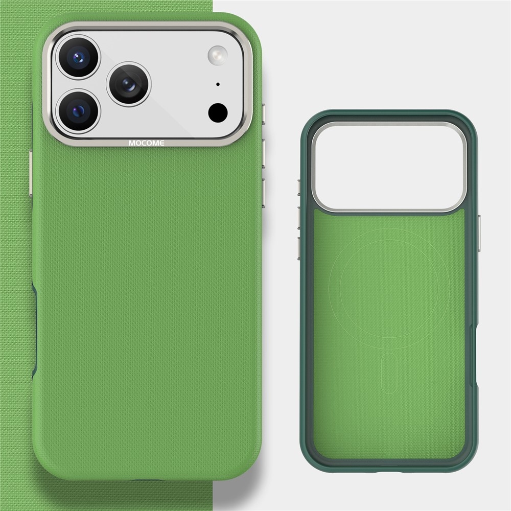 Griddy strapabíró, MagSafe-kompatibilis tok iPhone 18 Pro Max-hoz – zöld