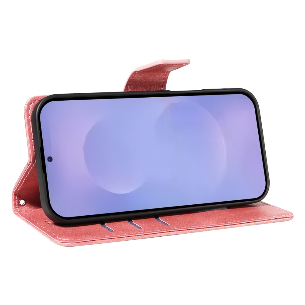 Gridy könyv tok Samsung Galaxy S26/S26 Pro készülékhez - rózsaarany