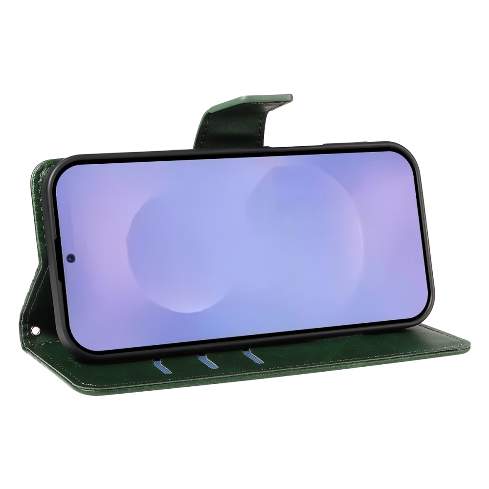 Gridy könyvtáska Samsung Galaxy S26/S26 Pro készülékhez - zöld