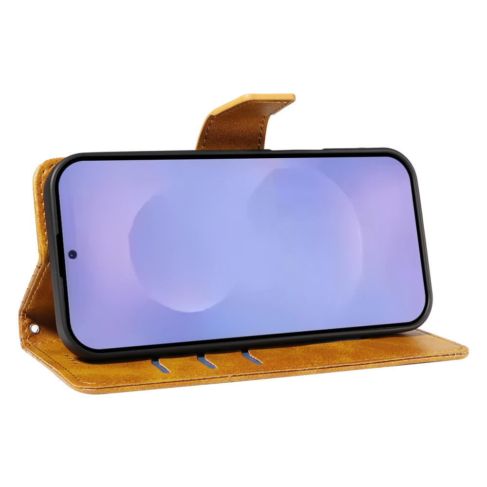 Gridy könyv tok Samsung Galaxy S26/S26 Pro készülékhez - sárga