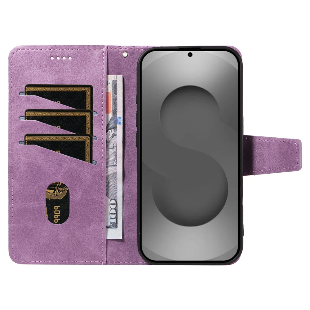 Gridy könyv tok Samsung Galaxy S26 Ultra készülékhez - lila