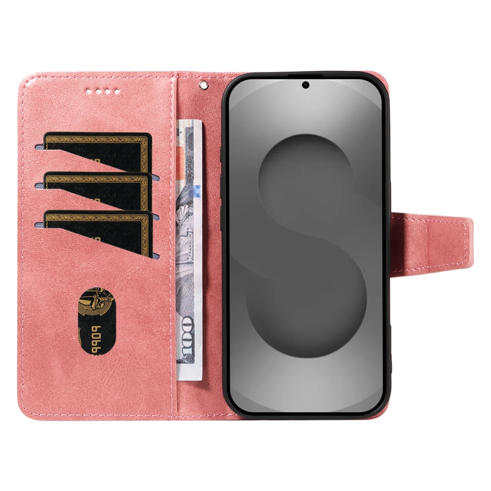 Gridy könyv tok Samsung Galaxy S26 Ultra készülékhez - rózsaarany