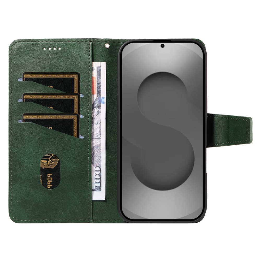 Gridy könyv tok Samsung Galaxy S26 Ultra készülékhez - zöld