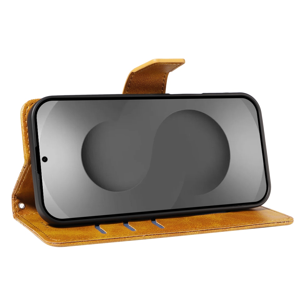 Gridy könyv tok Samsung Galaxy S26 Ultra készülékhez - sárga