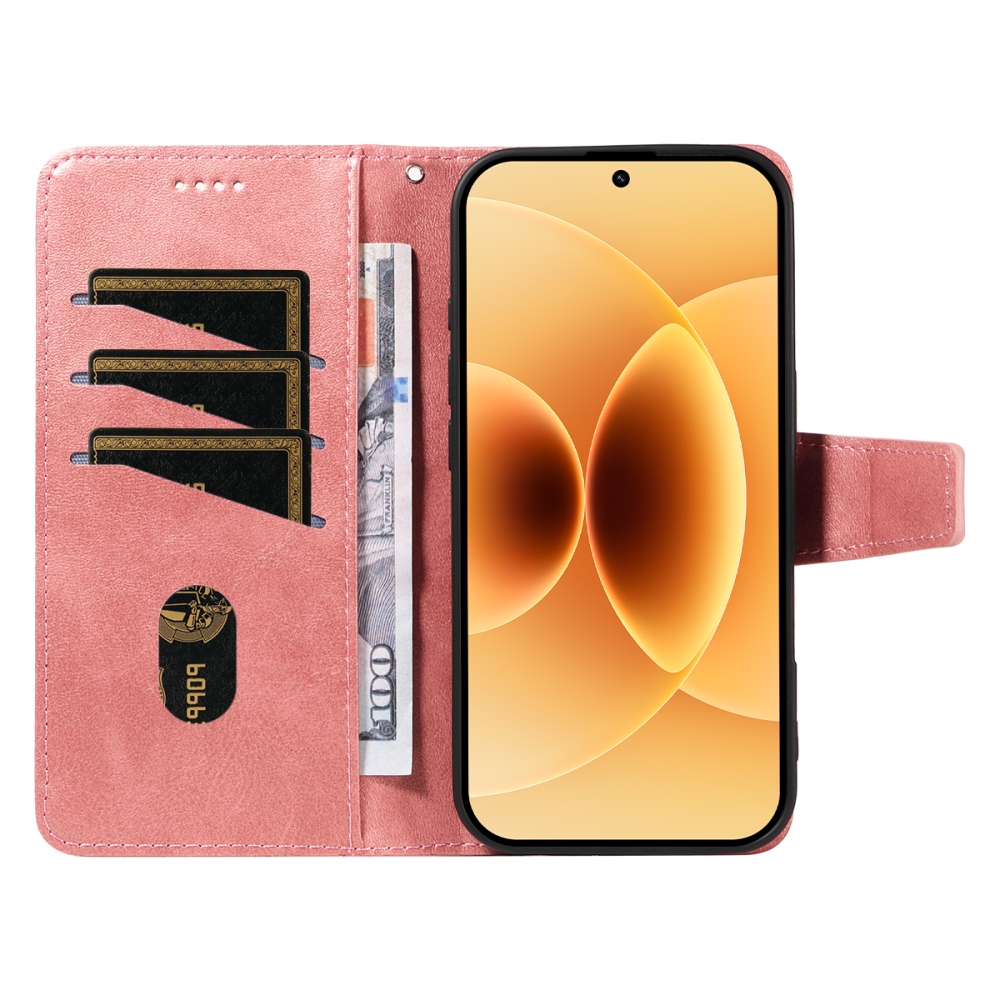 Gridy könyv tok Xiaomi 17 - rózsa arany