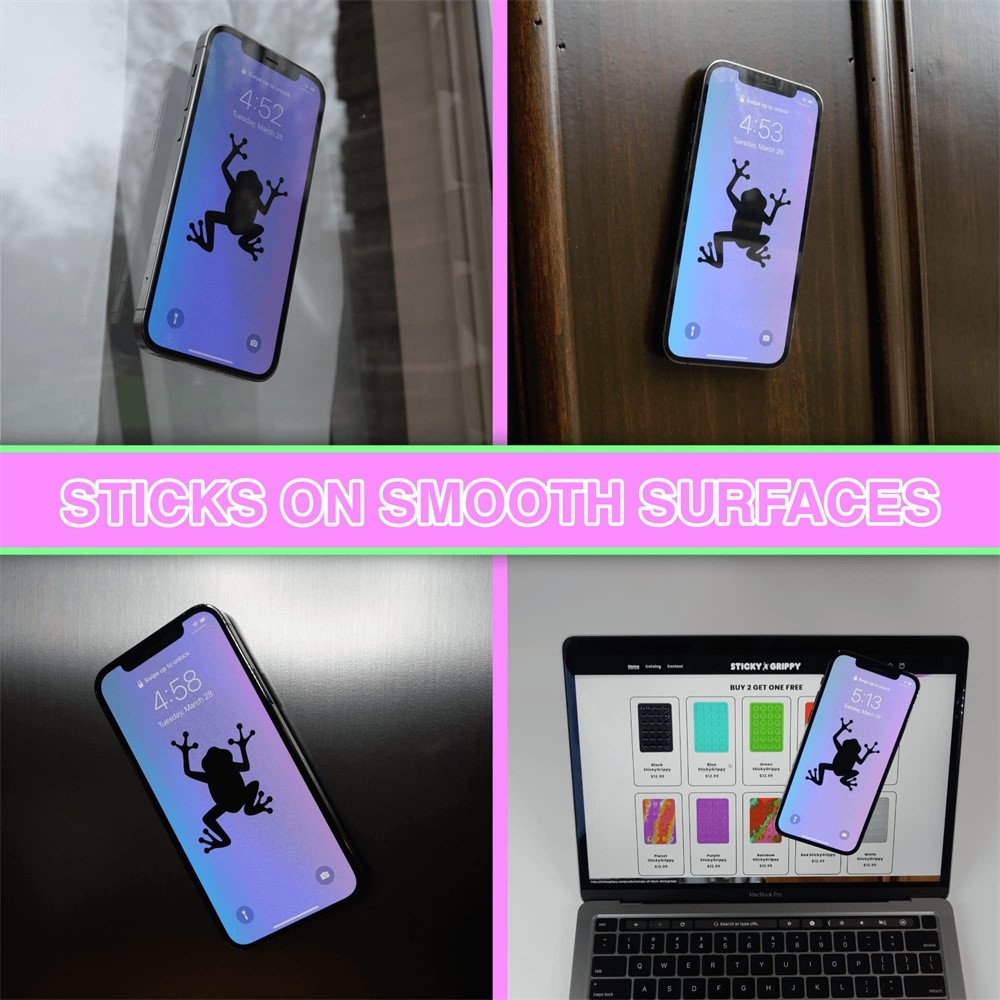 Grips tapadókorongos tartó mobiltelefonokhoz – világoskék