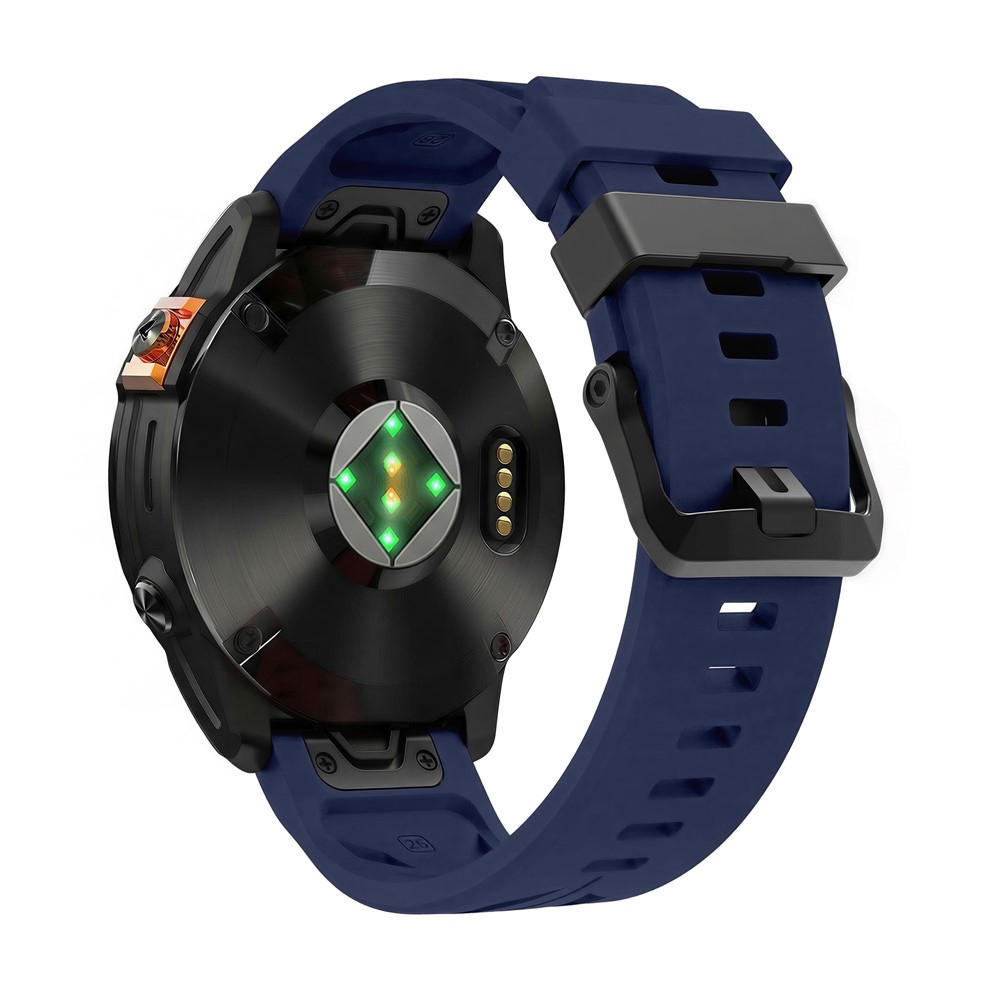 Groove szilikon szíj, 26 mm, Garmin Fenix 8 Pro 51 mm/Fenix 8 51 mm modellekhez – kék