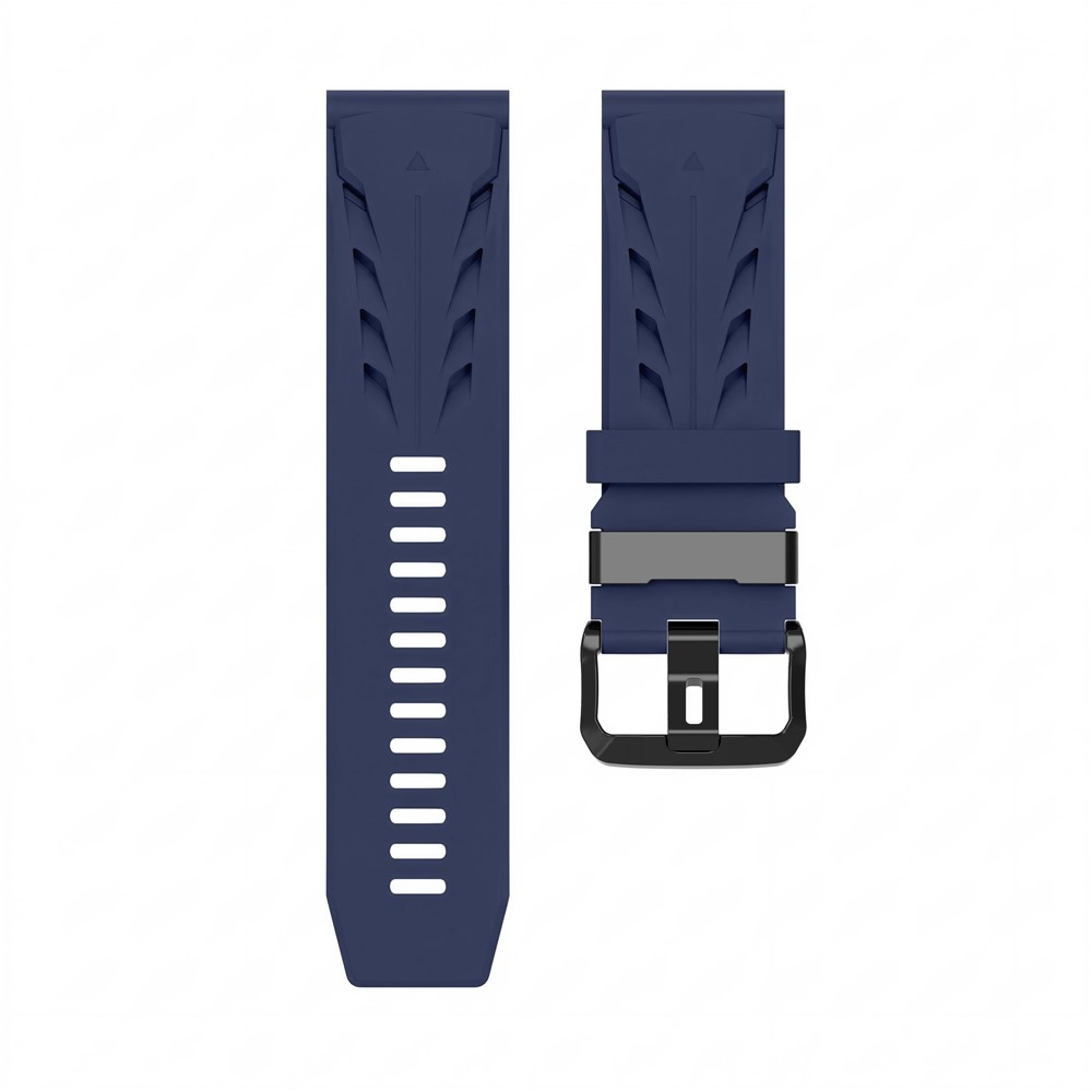 Groove szilikon szíj, 26 mm, Garmin Fenix 8 Pro 51 mm/Fenix 8 51 mm modellekhez – kék