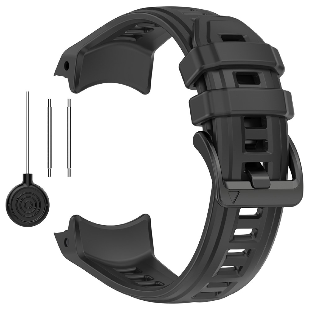 Groove szilikon karkötő a Garmin Instinct 3 45 mm/3 Solar 45 mm modellekhez – fekete