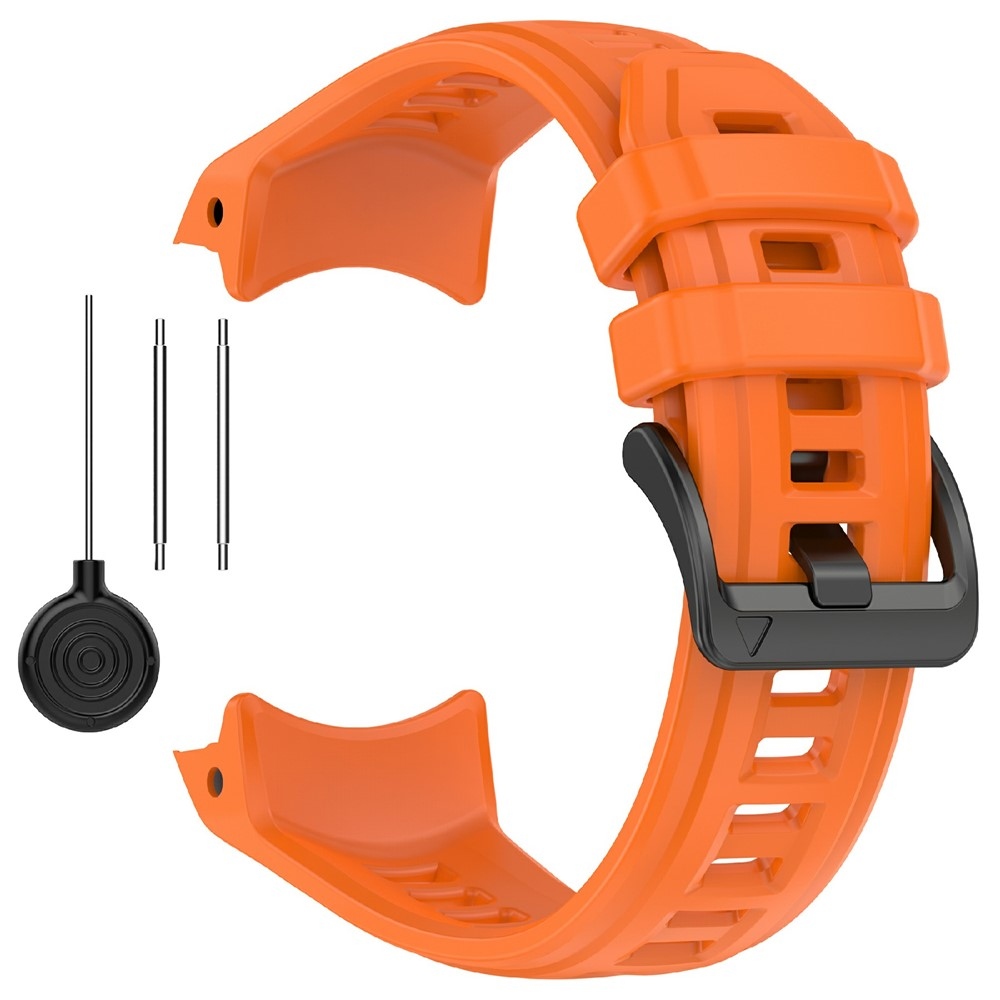 Groove szilikon karkötő a Garmin Instinct 3 45 mm/3 Solar 45 mm modellekhez – narancssárga