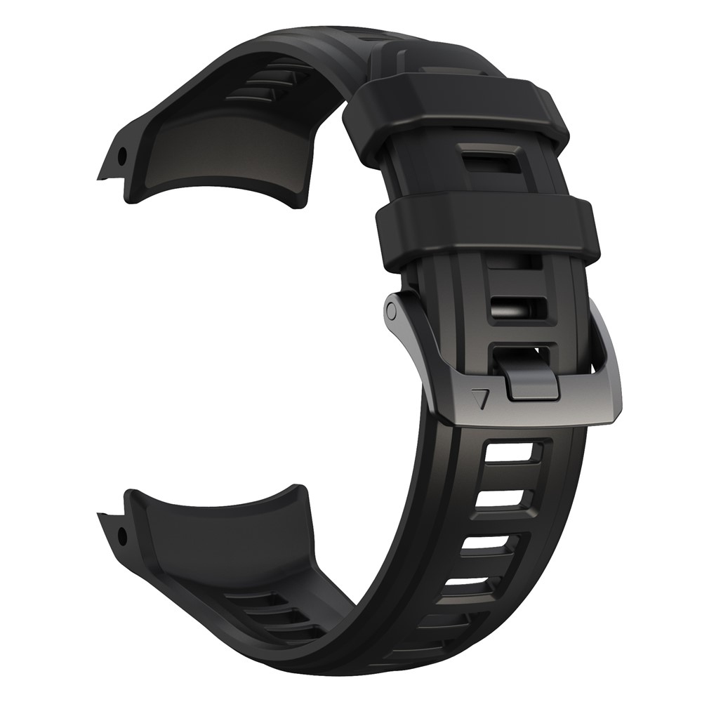 Groove szilikon karkötő a Garmin Instinct 3 50 mm/3 Solar 50 mm modellekhez – fekete