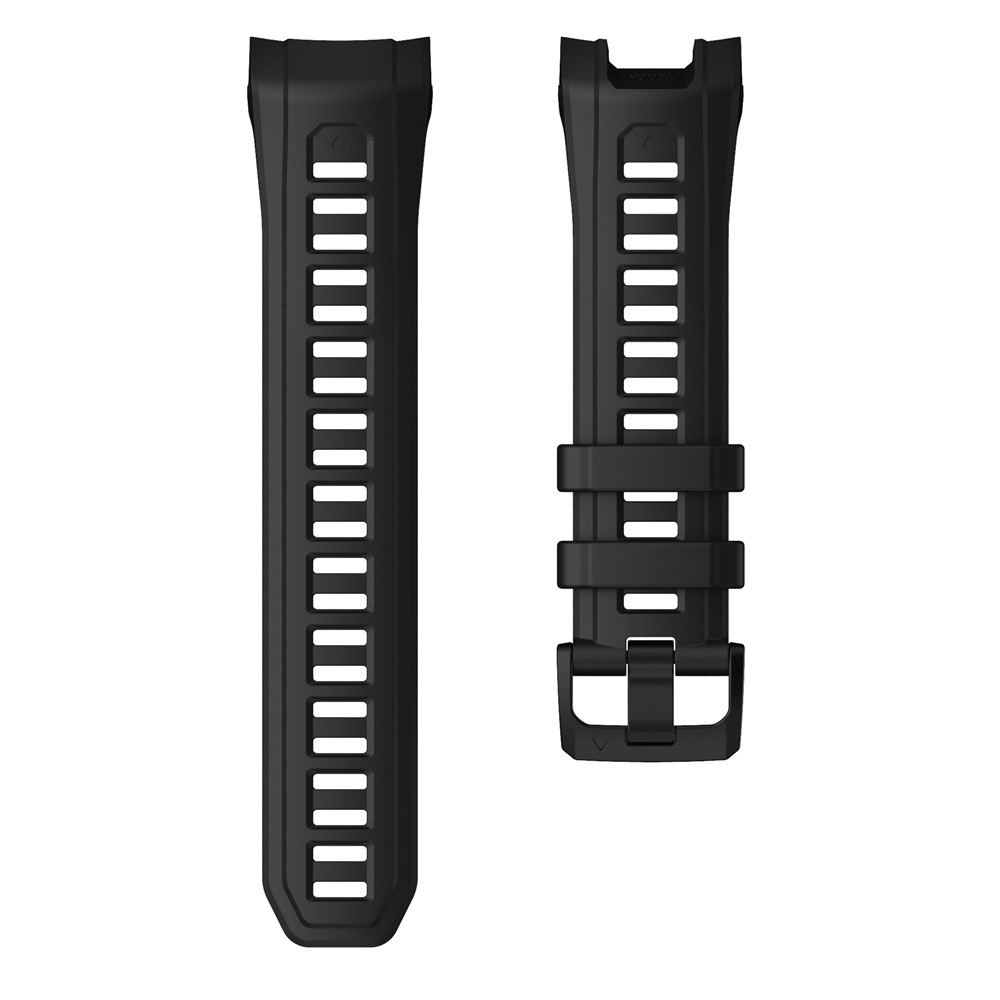 Groove szilikon karkötő a Garmin Instinct 3 50 mm/3 Solar 50 mm modellekhez – fekete