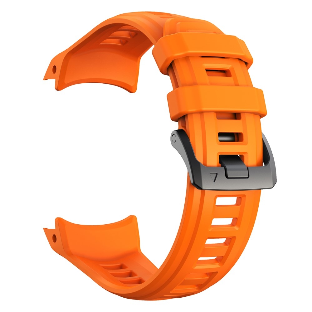 Groove szilikon karkötő a Garmin Instinct 3 50 mm-es és a Solar 50 mm-es modellekhez – narancssárga