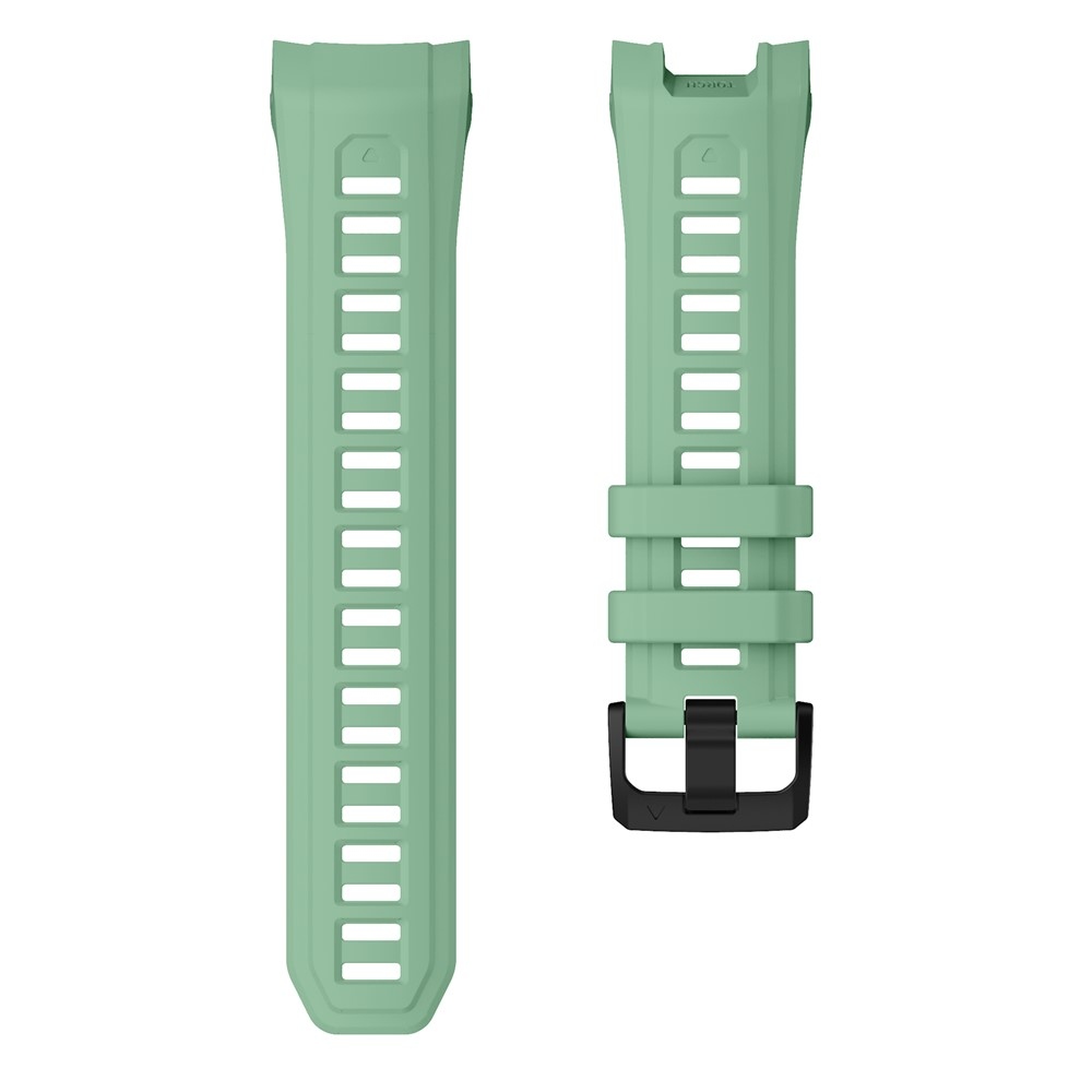 Groove szilikon karkötő a Garmin Instinct 3 50 mm/3 Solar 50 mm modellekhez – zöld