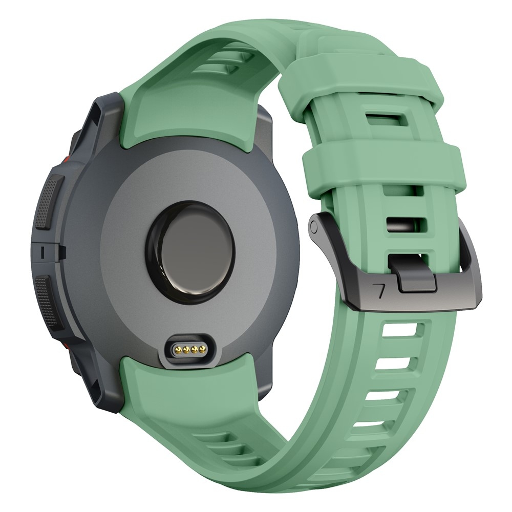 Groove szilikon karkötő a Garmin Instinct 3 50 mm/3 Solar 50 mm modellekhez – zöld