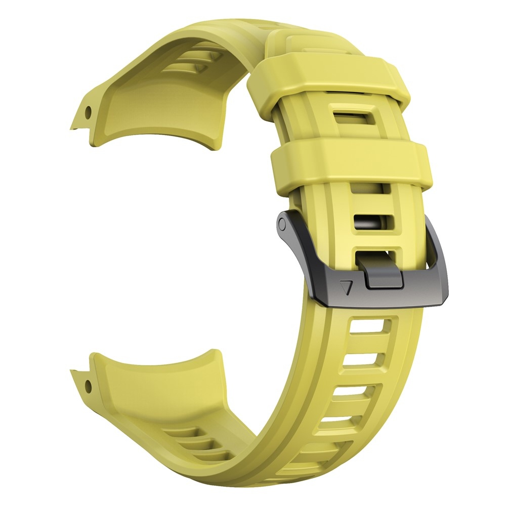 Groove szilikon karkötő a Garmin Instinct 3 50 mm/3 Solar 50 mm modellekhez – sárga
