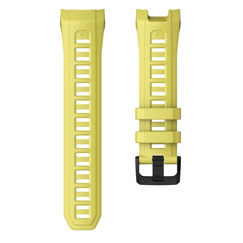 Groove szilikon karkötő a Garmin Instinct 3 50 mm/3 Solar 50 mm modellekhez – sárga