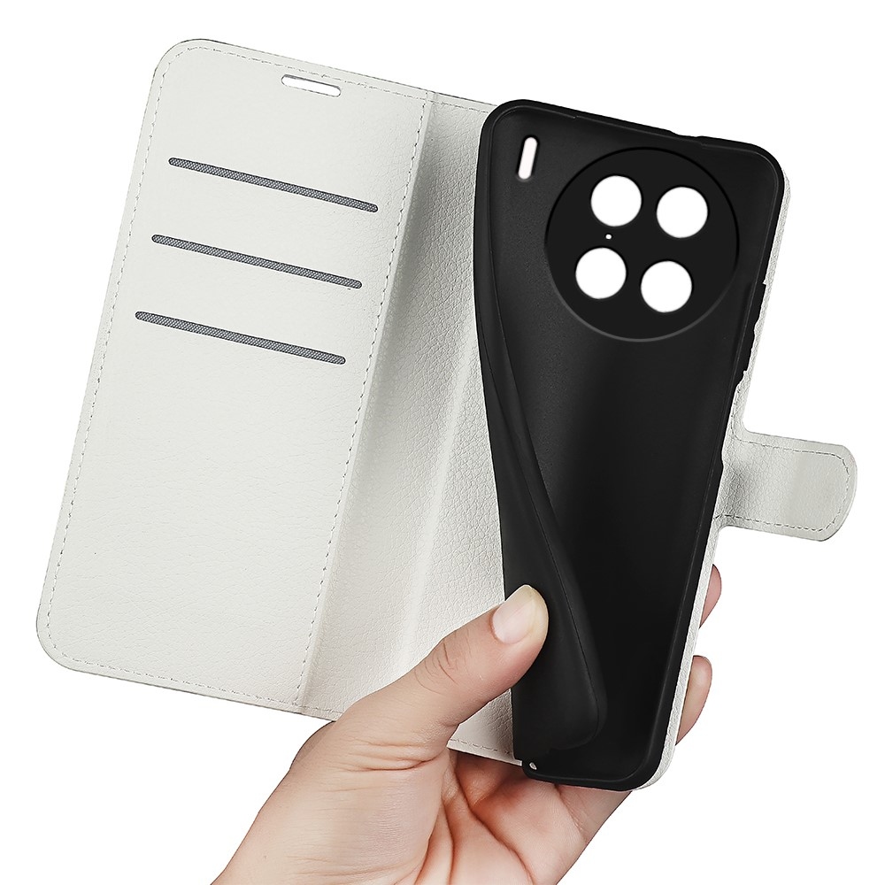 Litchi könyv tok a Vivo X90 Pro-hoz - fehér