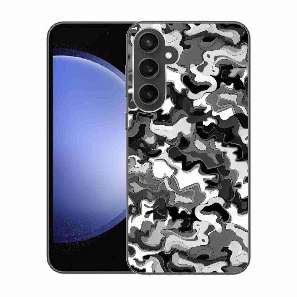 Zselés borítás mmCase Samsung Galaxy S23 FE készülékhez - terepszínű minta 3