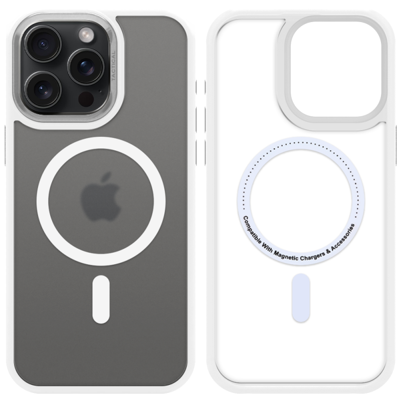 Tactical MagForce Hyperstealth 3.0 tok az Apple iPhone 15 Pro Max-hoz, hófehér