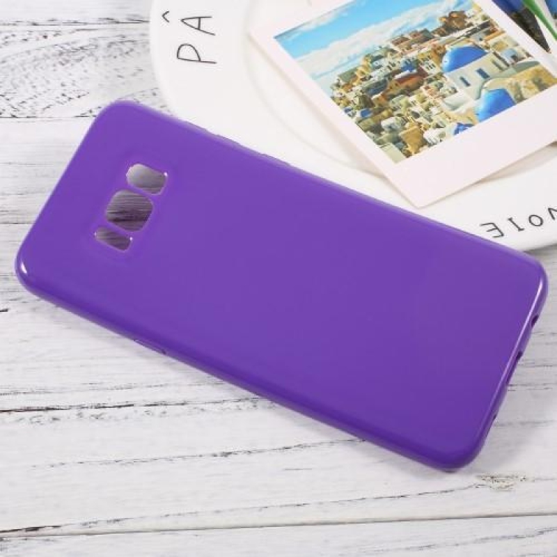 GT fényes zselés tok Samsung Galaxy S8 Plus készülékhez - lila