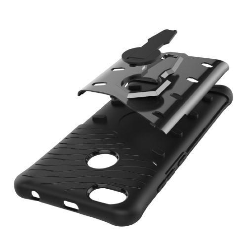 GT tartós tok forgatható állvánnyal Xiaomi Redmi Note 5A Prime-hoz - szürke