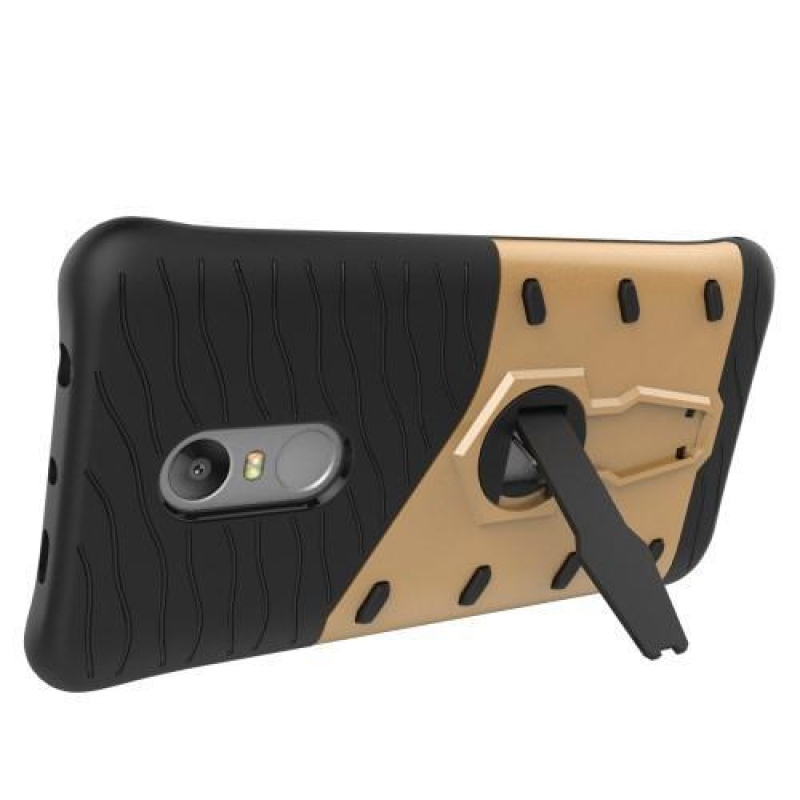 GT tartós tok állvánnyal Xiaomi Redmi Note 4X-hez - arany színben