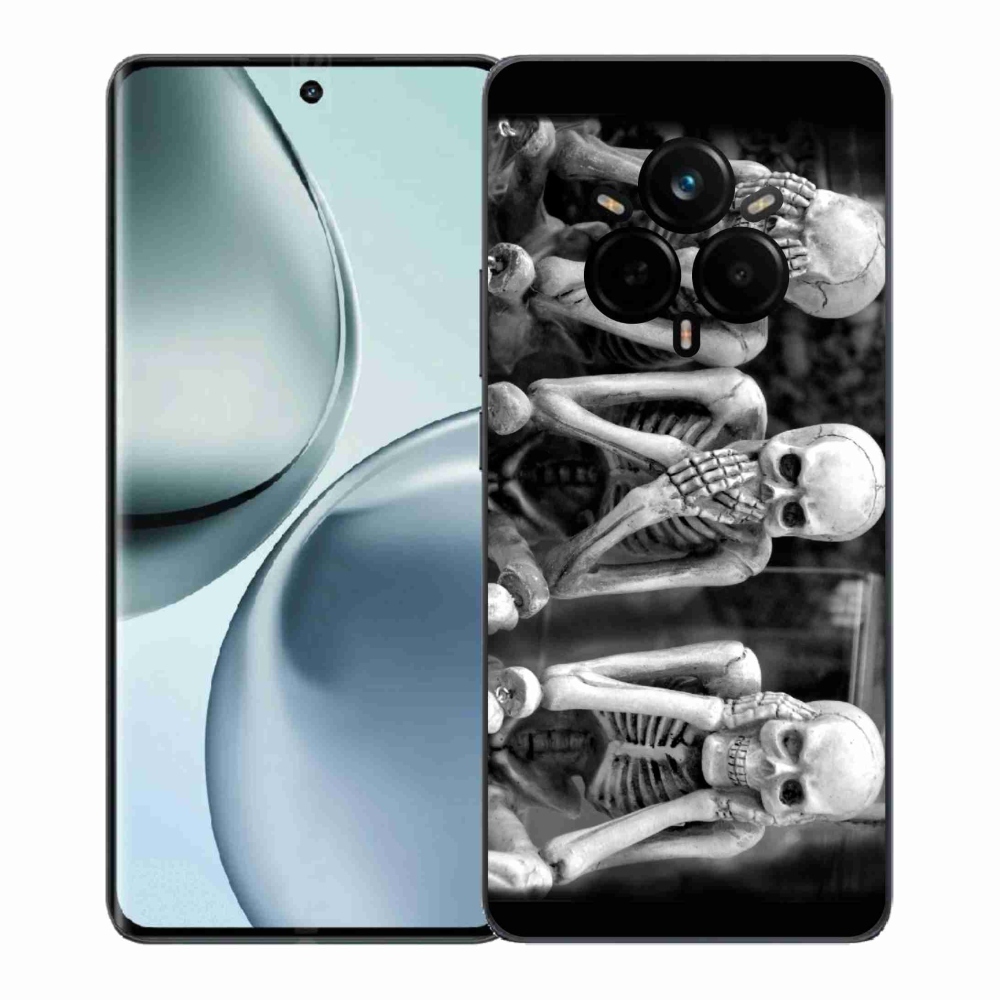 Gél borítás mmCase a Realme 14 Pro+ 5G számára - csontvázak