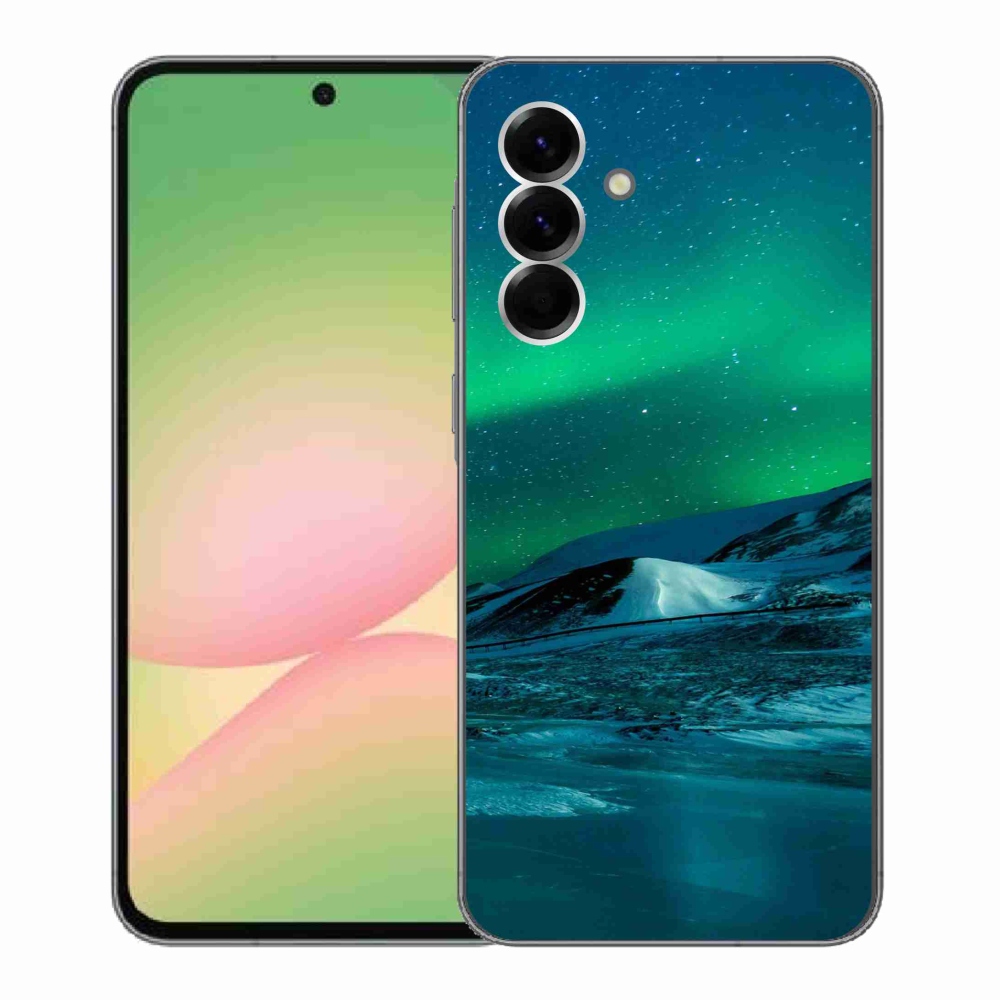 Gél borító mmCase Samsung Galaxy A56 5G - sarki fény - borealisz