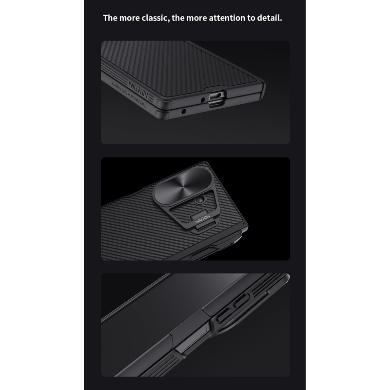 Nillkin CamShield CamShield Prop Pen Slot hátsó borító Samsung Galaxy Z Fold 7 fekete