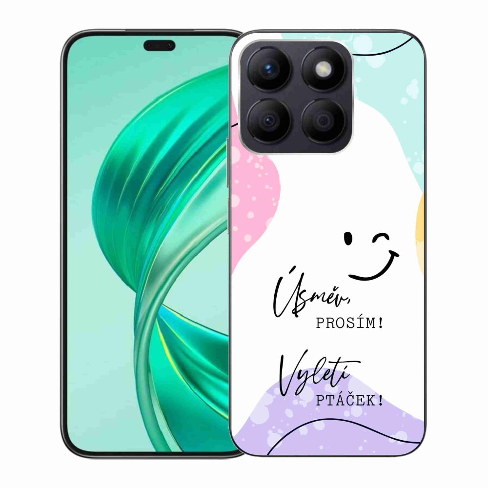 Gél borító mmCase a Honor X8b készülékhez - vicces szöveg 4 fehér háttérrel