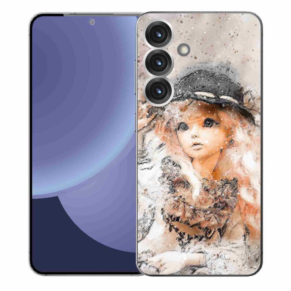 Gél borítás mmCase Samsung Galaxy S25+ készülékhez - lány kalapban