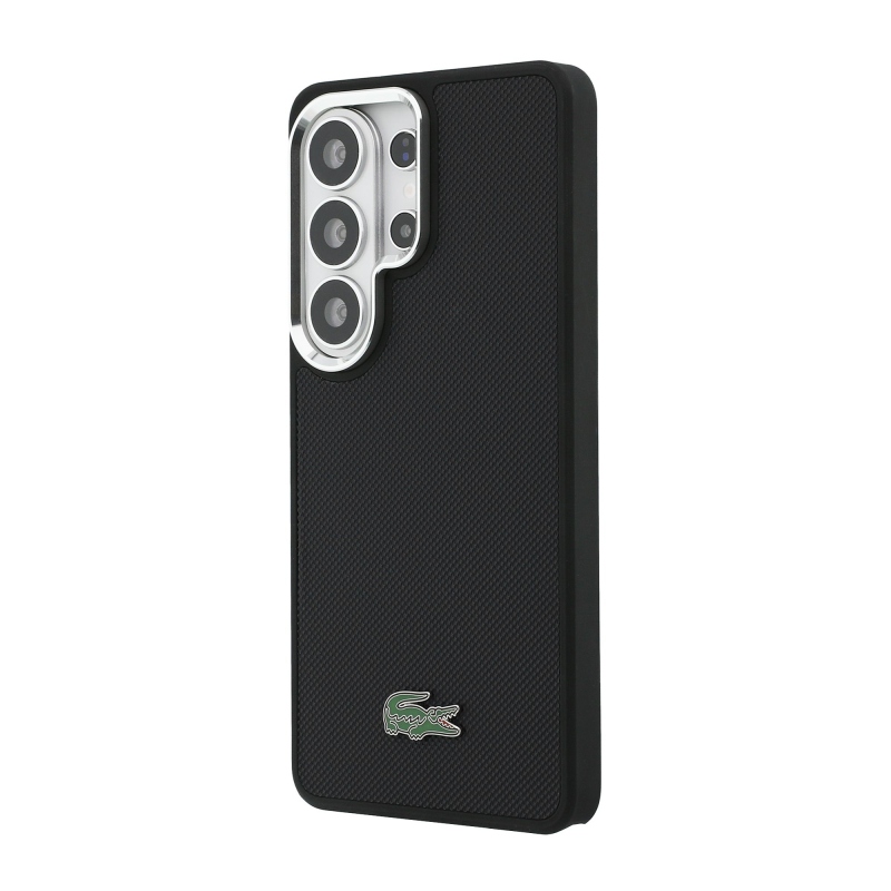 Lacoste Petit Pique fém logós mágneses hátlap Samsung Galaxy S26 Ultra fekete