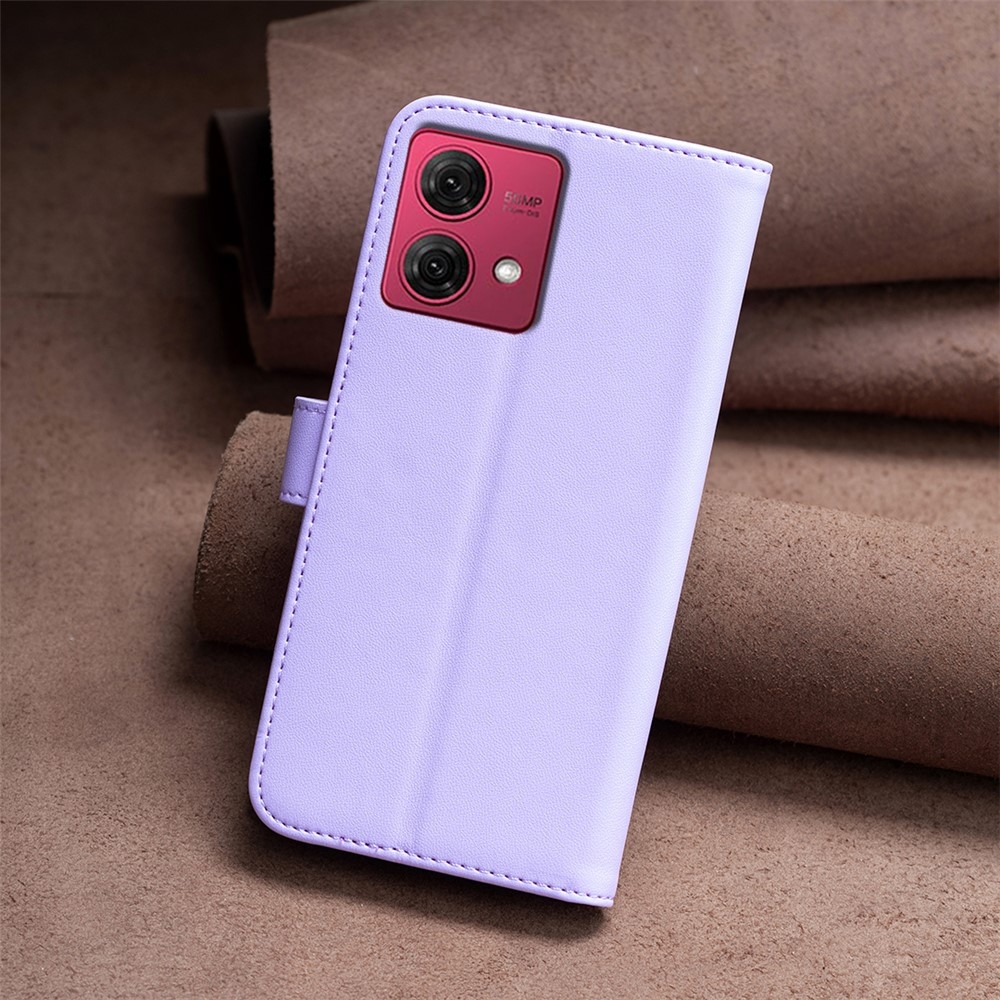 BNF könyvtáska Motorola Moto G84 5G - világos lila